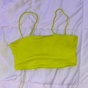 Shein Crop Top Neon